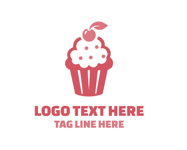 Mocha Cupcake Logo
