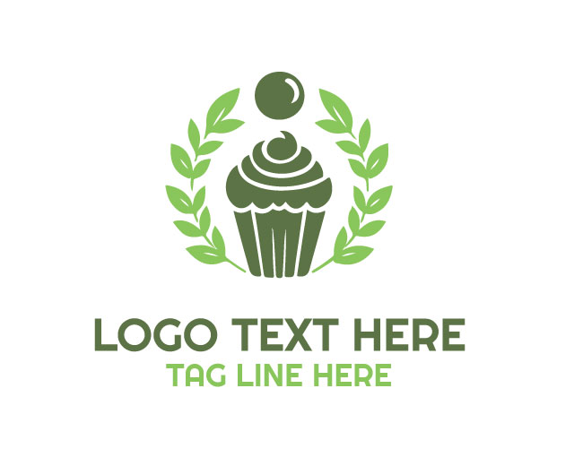 Cocoa Laurel Cupcake Logo