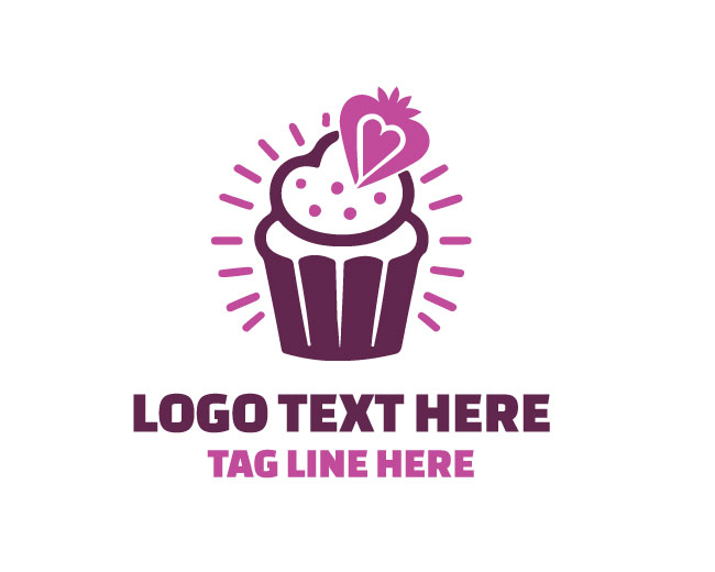 Cocoa Cream Cupcake Logo