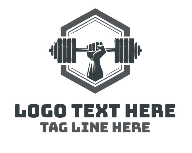 Hardcore Barbell Gym Logo