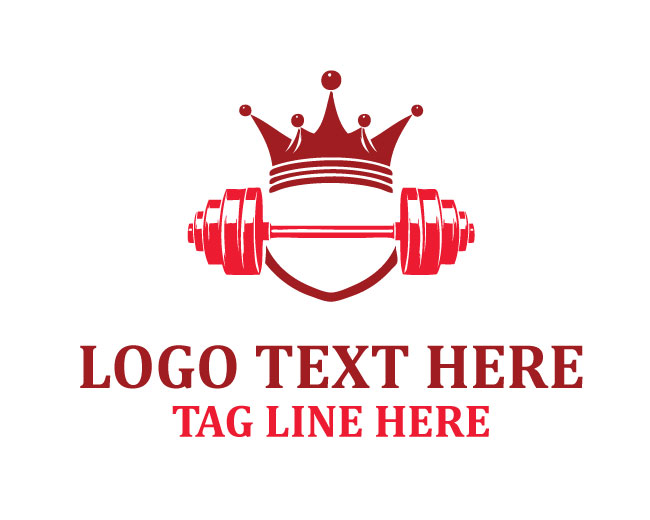 Barbell Lift crown Logo