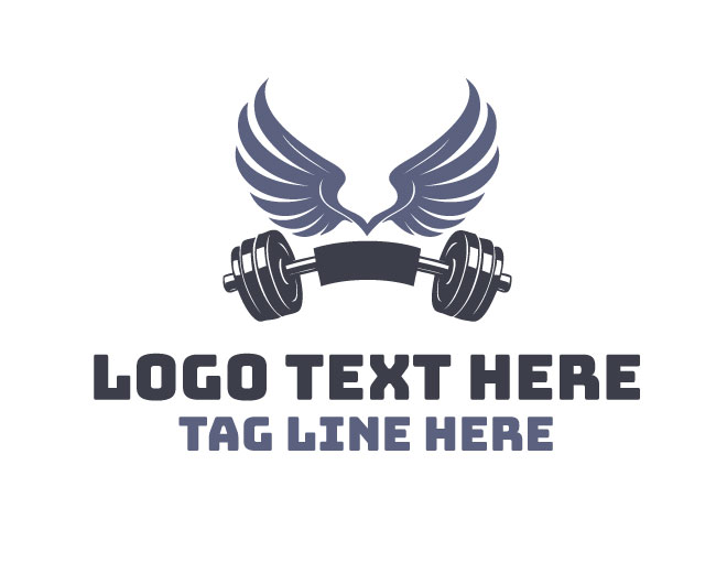 Barbell Wings Logo