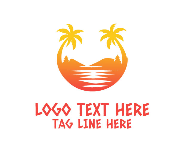 Horizon Beach Sunset Logo