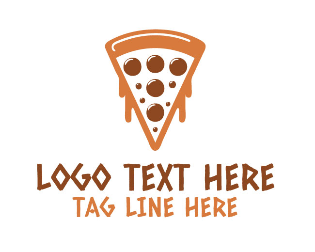 Fresh Pizza Slice Logo