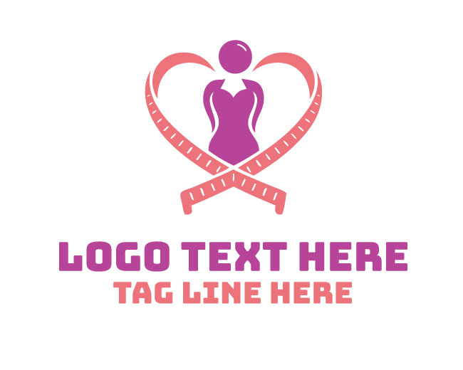 Slim Fit Weight Loss Fitness Logo