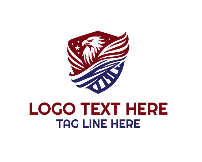 Dynamic American Eagle Logo