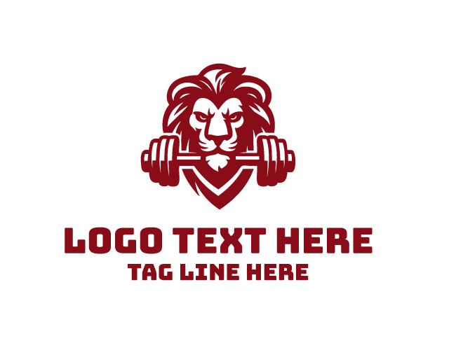  Power Lion Barbell Logo