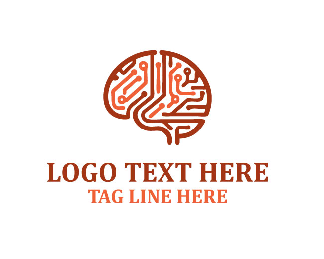 Digital Brain Technology Logo