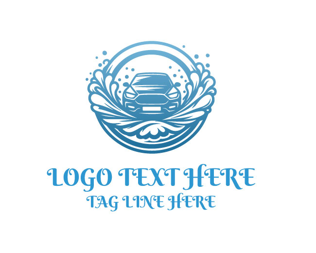 Clean Car Wash Logo
