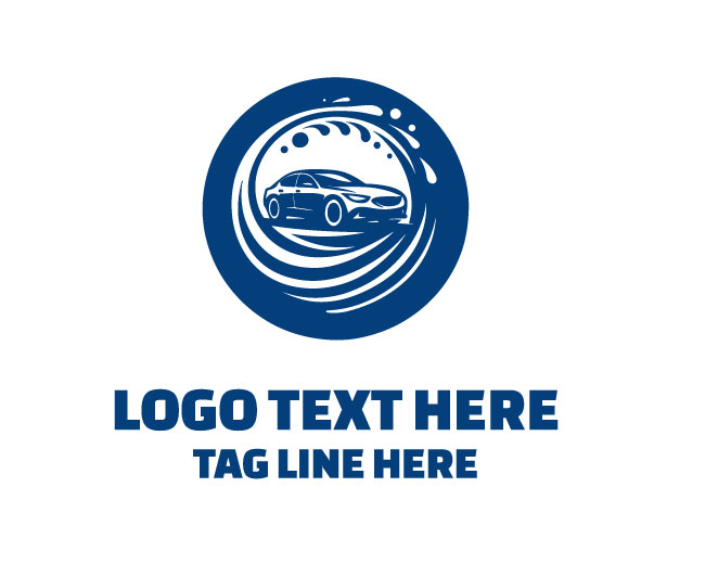 Car Bubble Clean Logo