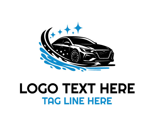 Car Wash Station Logo