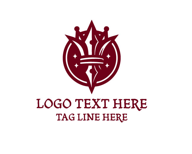 Luxury Crown Pen Logo