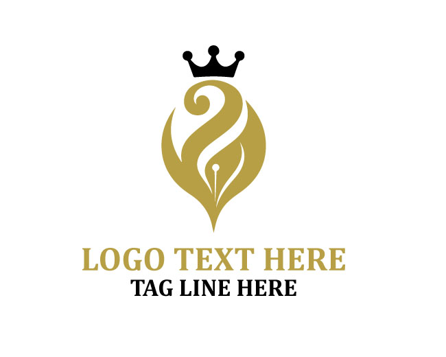 Creative Crown Pen Logo