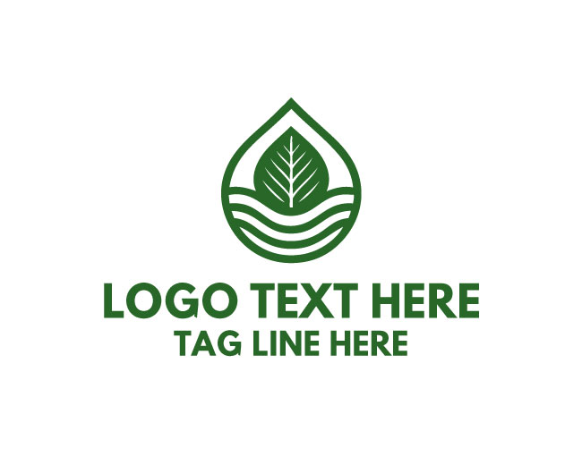 Smart Water Leaf Irrigation Logo