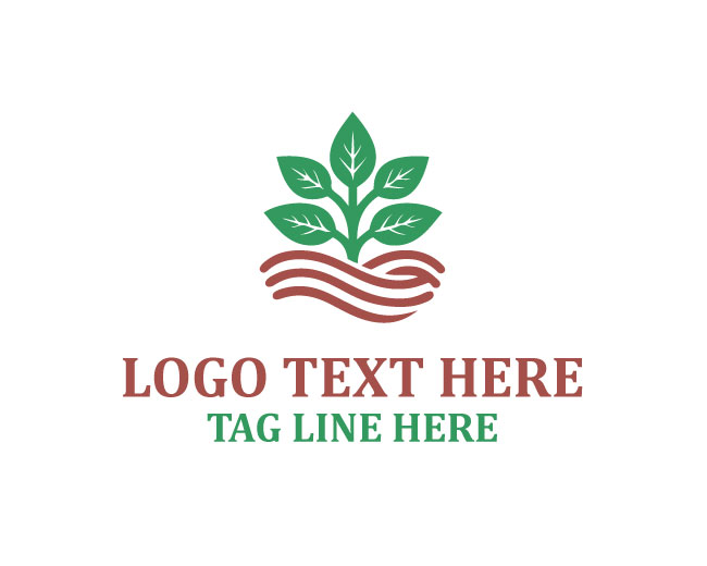 Eco Irrigation Wave Leaf Logo