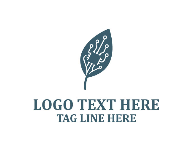 Eco Leaf Energy Grid Logo