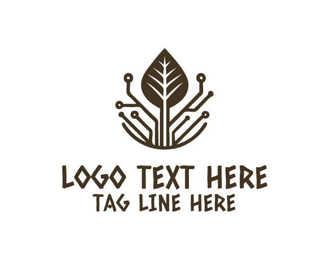 Eco Leaf tech Logo