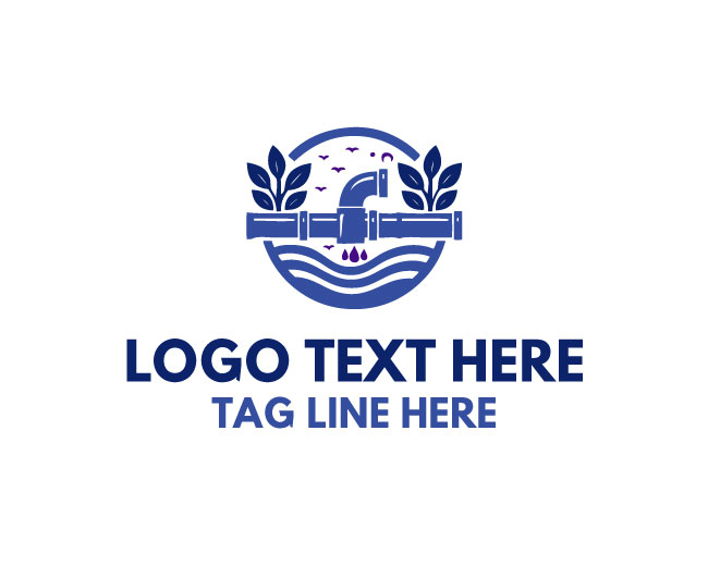 Smart Pipe leaf Irrigation Logo