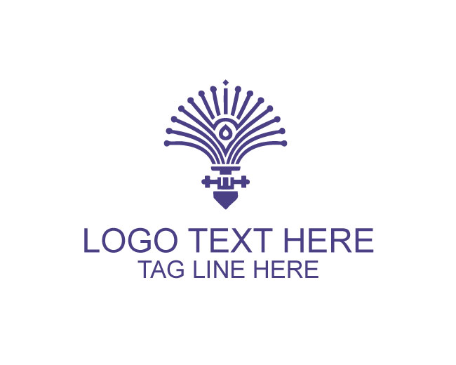 Blue Field Sprinkler Logo