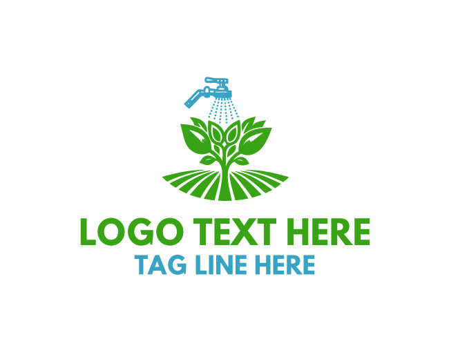 Field Sprinkler Irrigation Logo