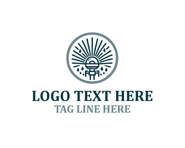Sprinkler Irrigation Circular Logo