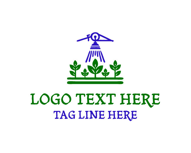 Rotating Sprinkler Irrigation Logo