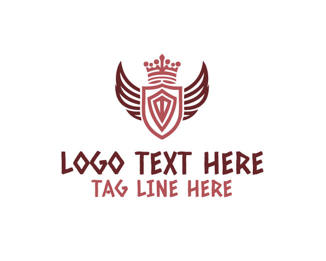 Pink Wings Shield Logo