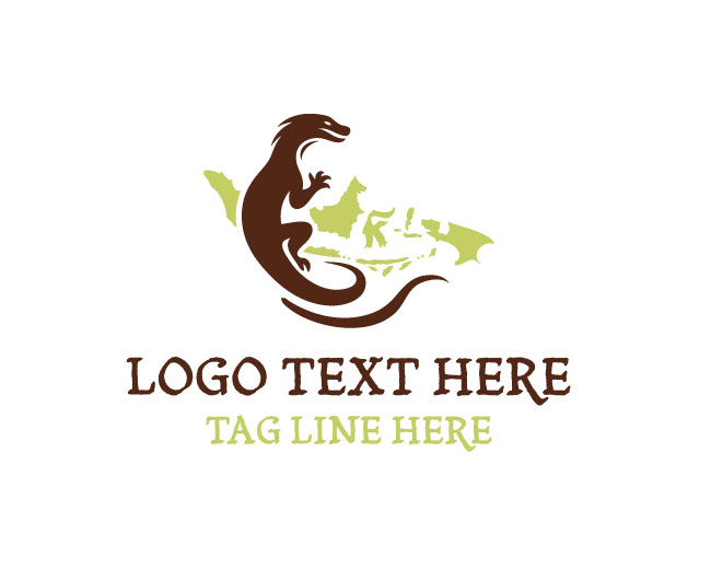 DragonTrail Indonesia Map Logo