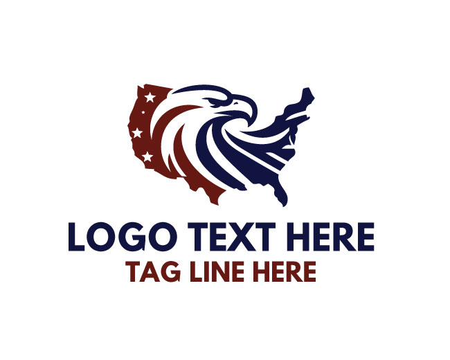 Apex Eagle USA Map Logo