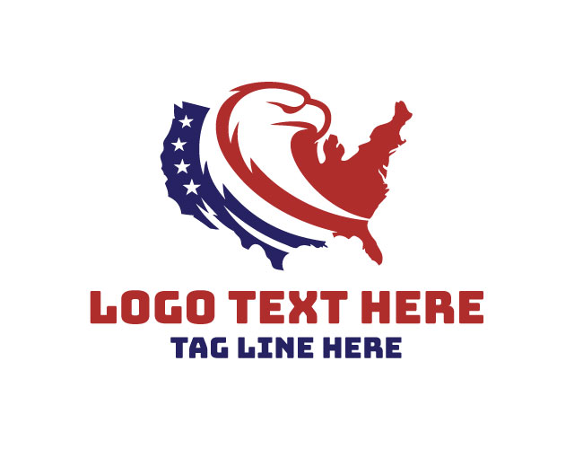 WarHawk Eagle USA Map Logo