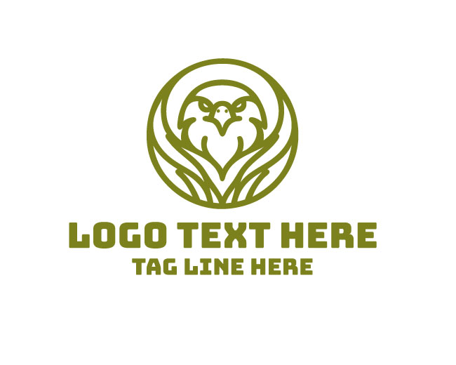 LineCrest Eagle Monoline Logo