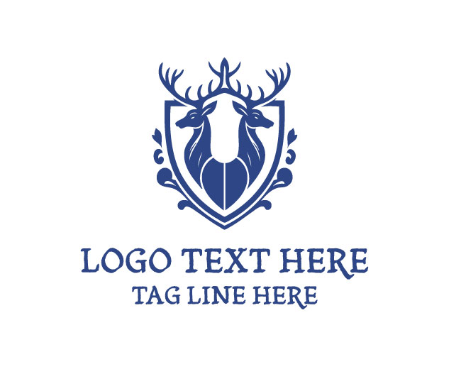 Noble Stag Crest Logo
