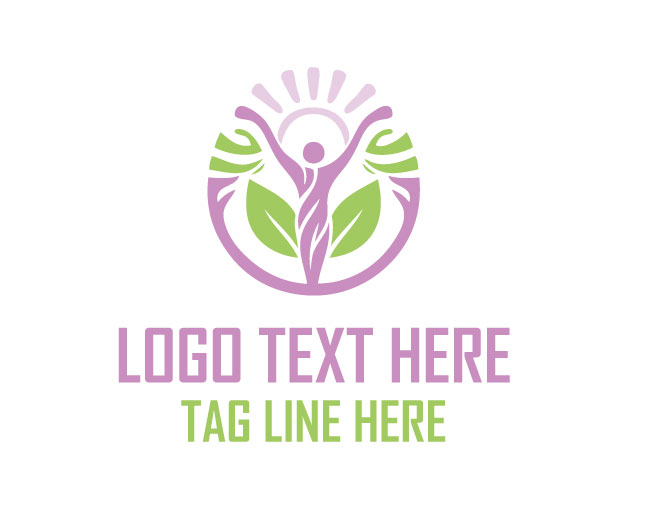 Fitness Human Wellness Logo