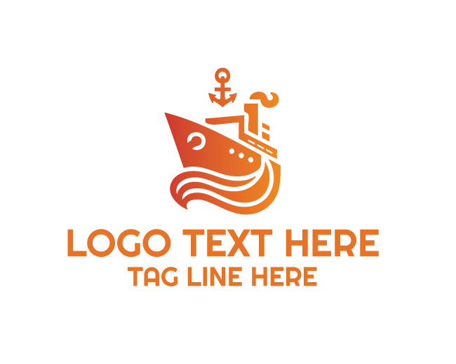 NavyCargo Logistic Ship Logo