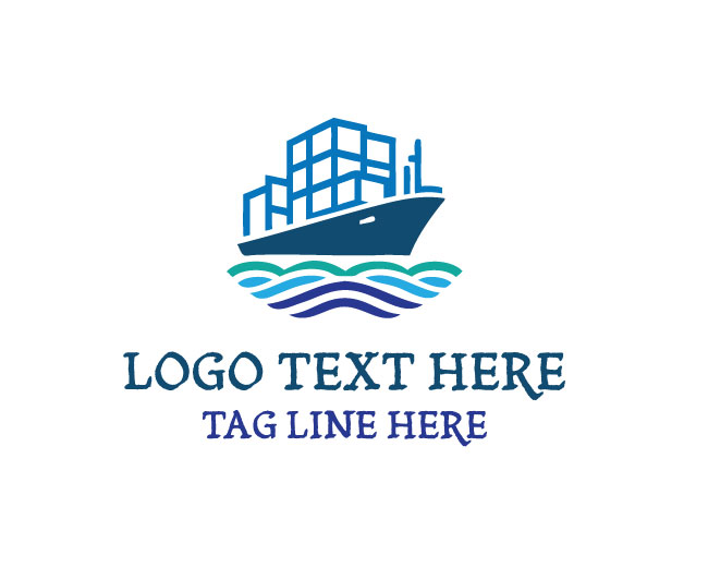 PrimePort Logistic Ship Logo