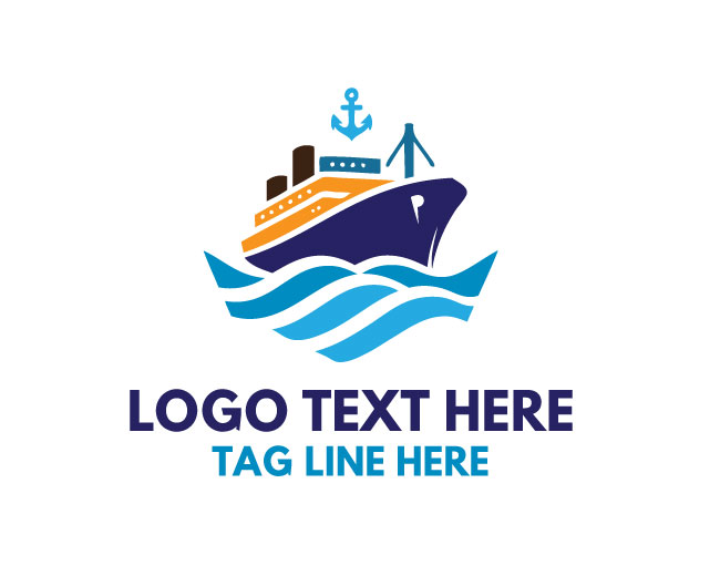  HorizonCargo Logistic Ship Logo