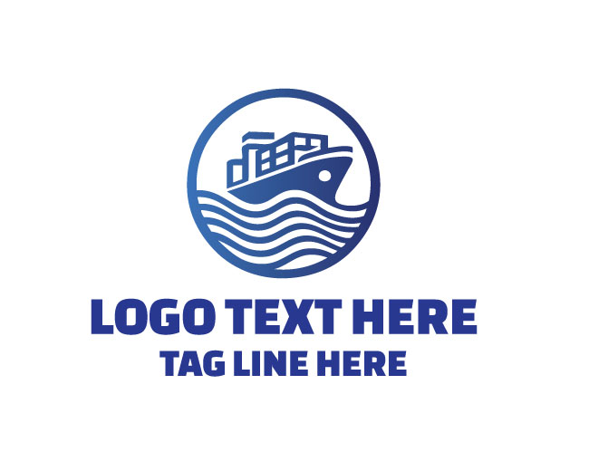  MaritimeX Logistic Ship Logo