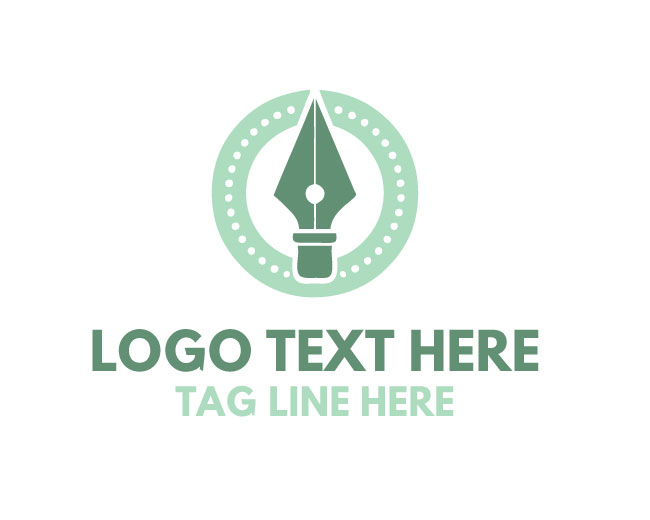 Pen Office Writing Logo