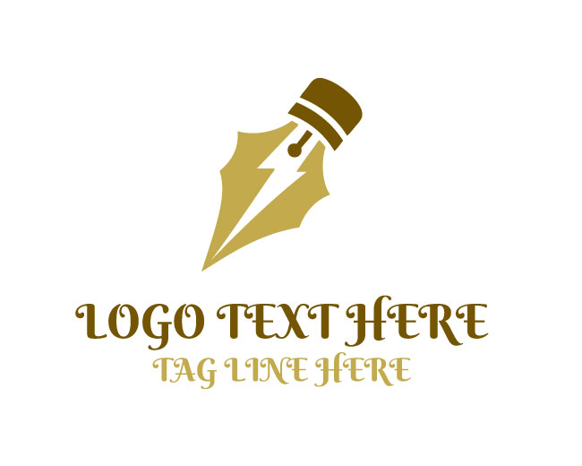 Pen Modern Creative Logo