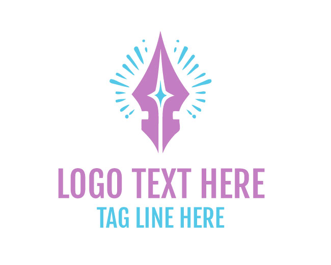 Pen Writing Identity Logo
