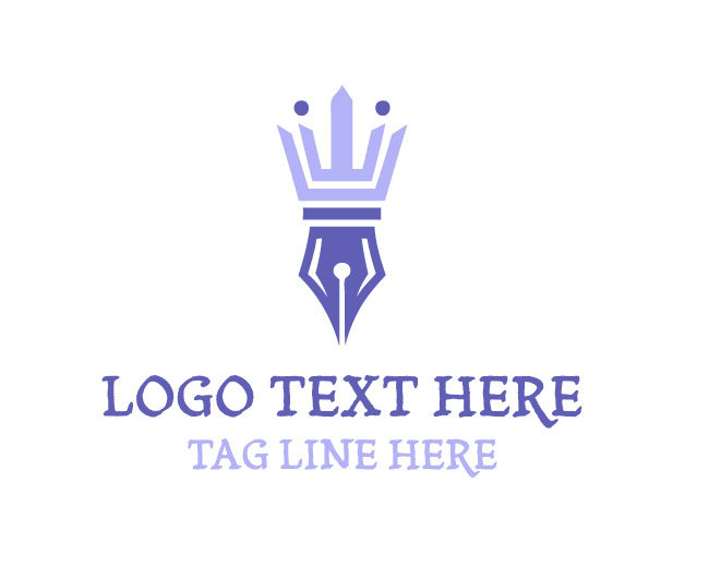 Royal Pen Crown Logo