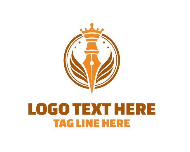 Luxury Pen Crown Logo