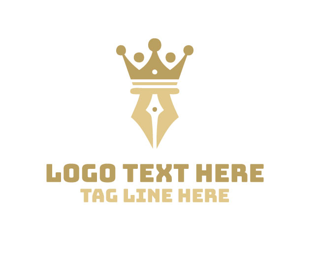 Crown Pen Identity Logo