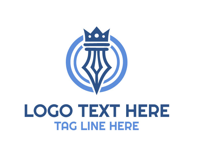 Premium Crown Pen Logo