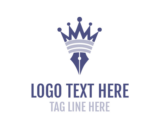Noble Pen Crown Logo