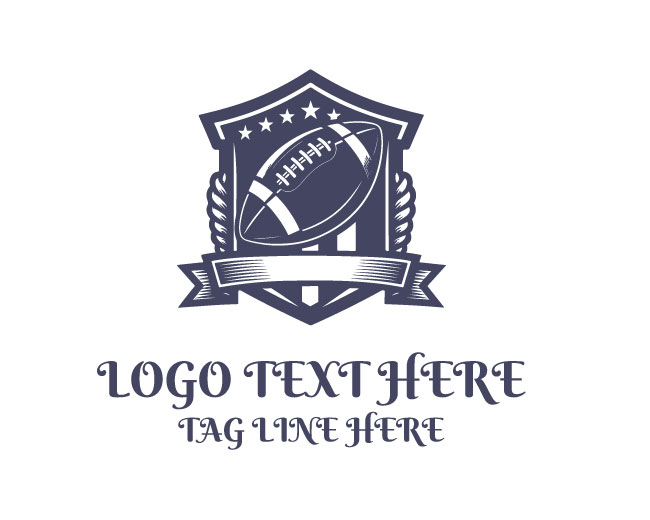 Rugby Team Badge Logo