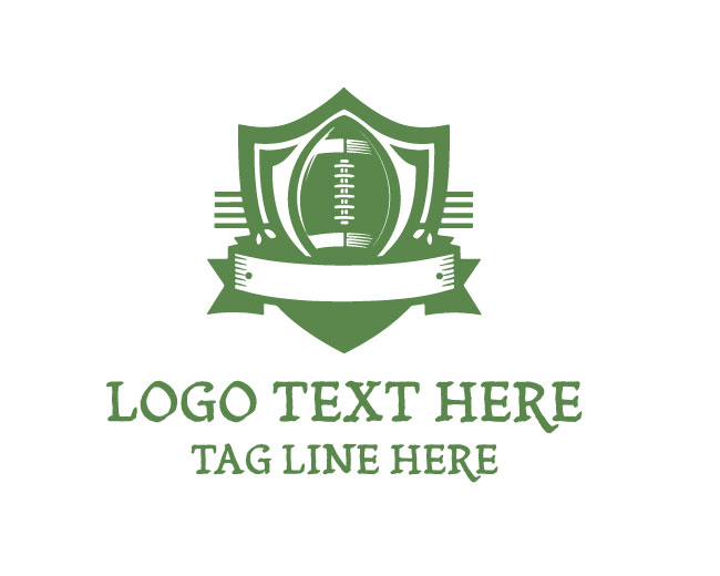 Rugby Shield Sports Logo