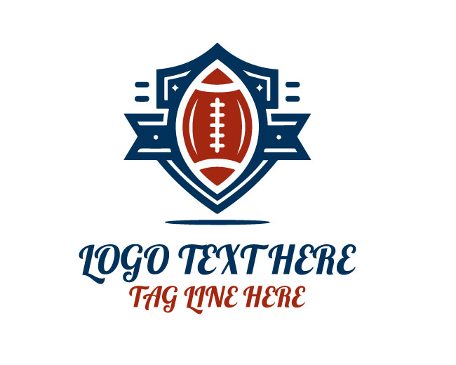 Rugby Play Sports Logo