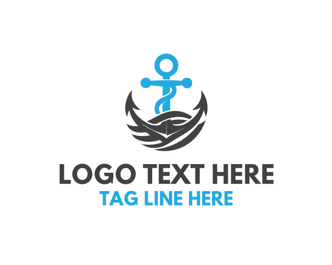 Vintage Anchor Nautical Logo