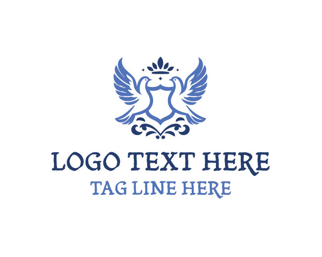 Dove Wedding Love Logo